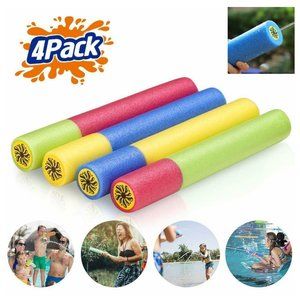 Water Blaster Gun Foam 4pcs Squirt Toys for Kids